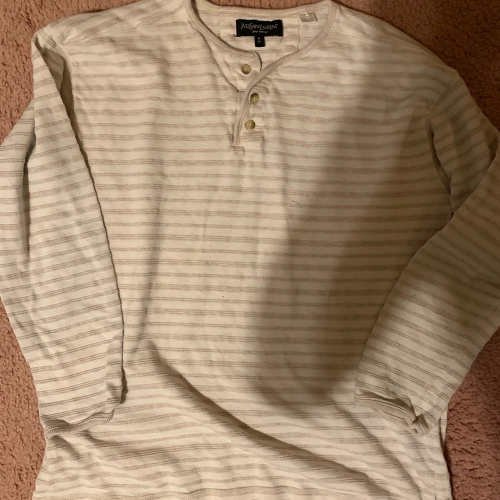 Yves saint laurent striped t shirt